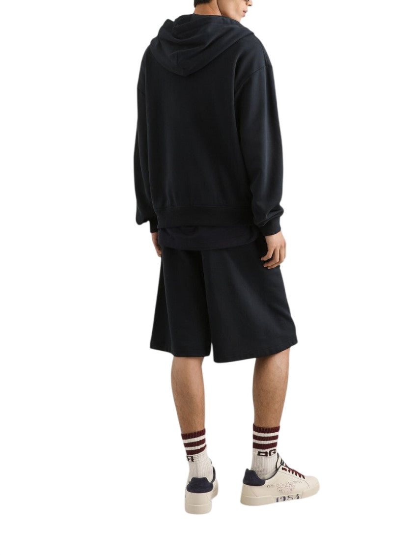 Dark Blue Zip Up Hoodie 3