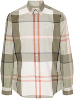 Olive Regular Check Shirt 1