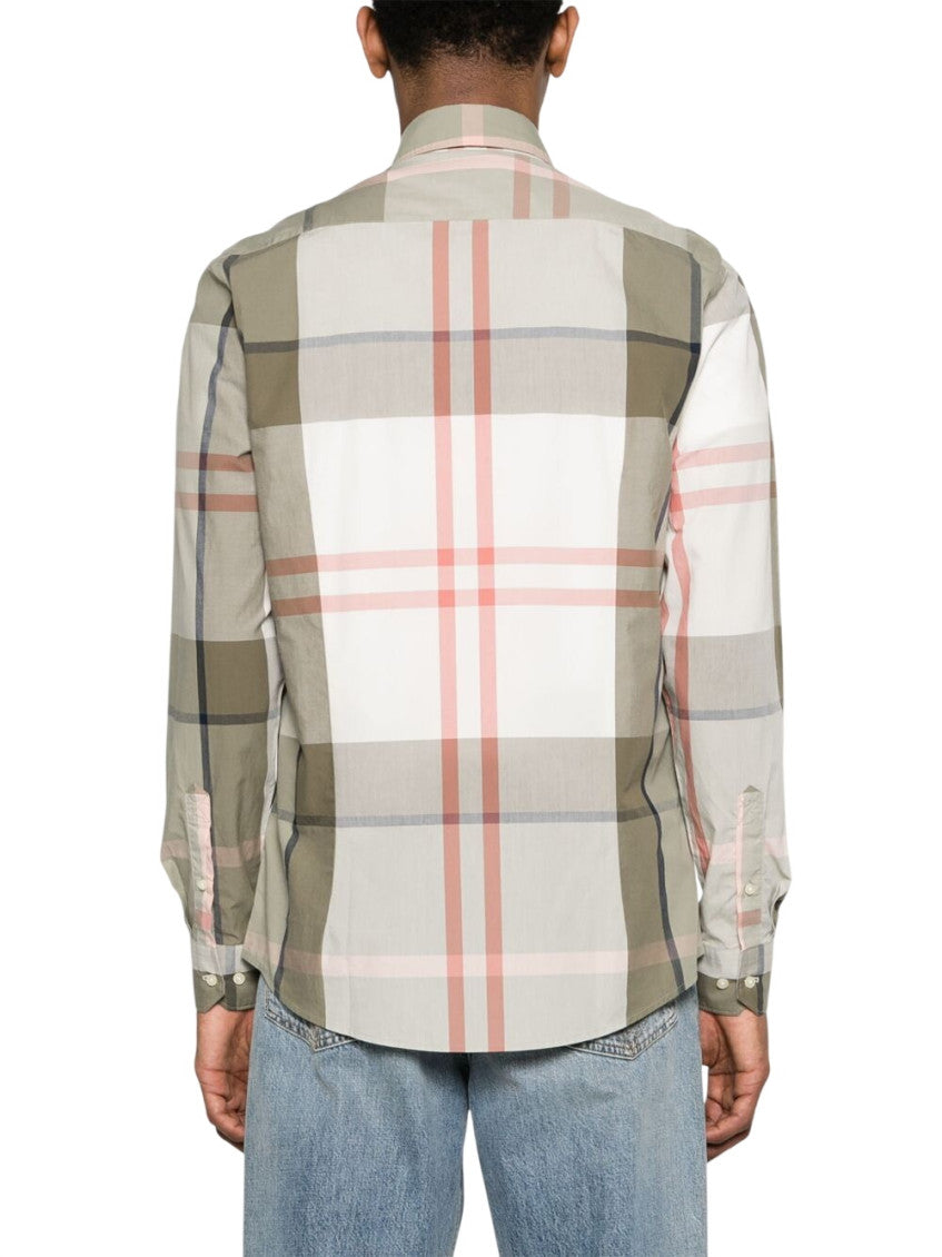 Olive Regular Check Shirt 3