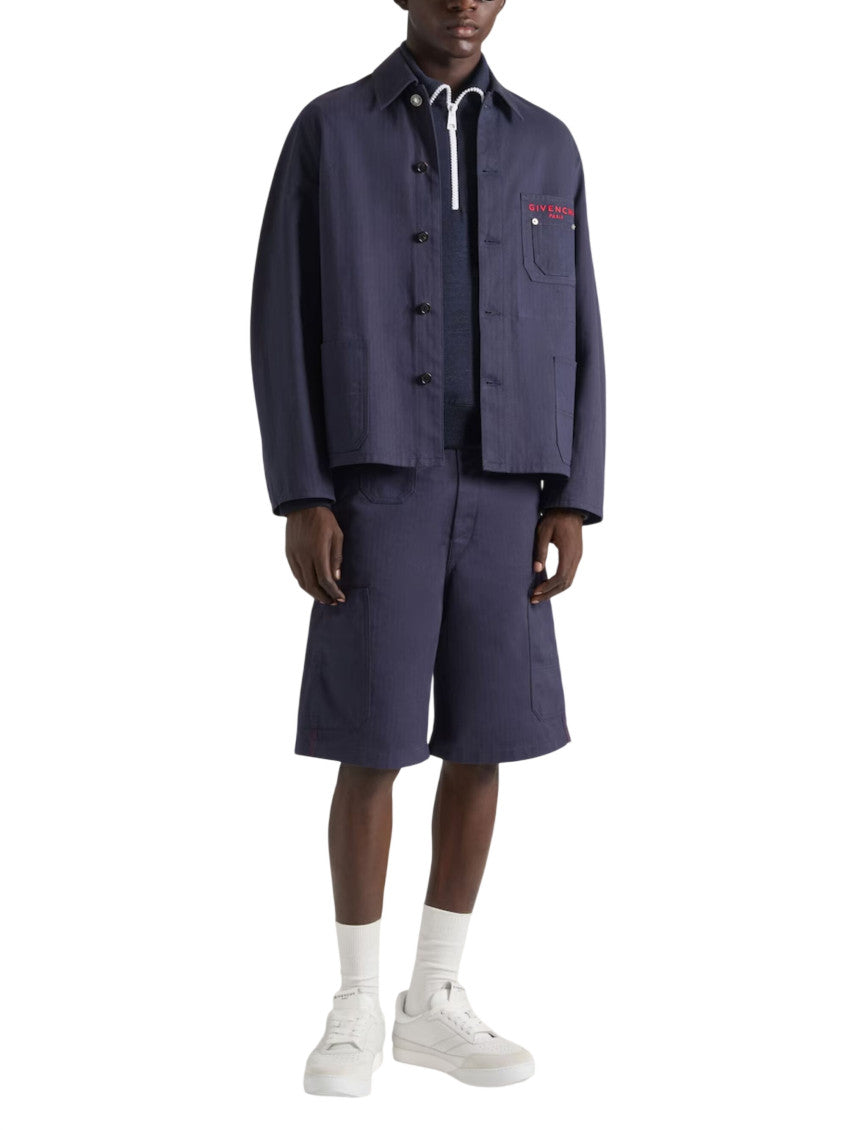 Navy Blue Regular Jacket 2