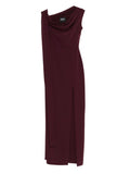 Purple Irina Cowl-neck Maxi Dress 1