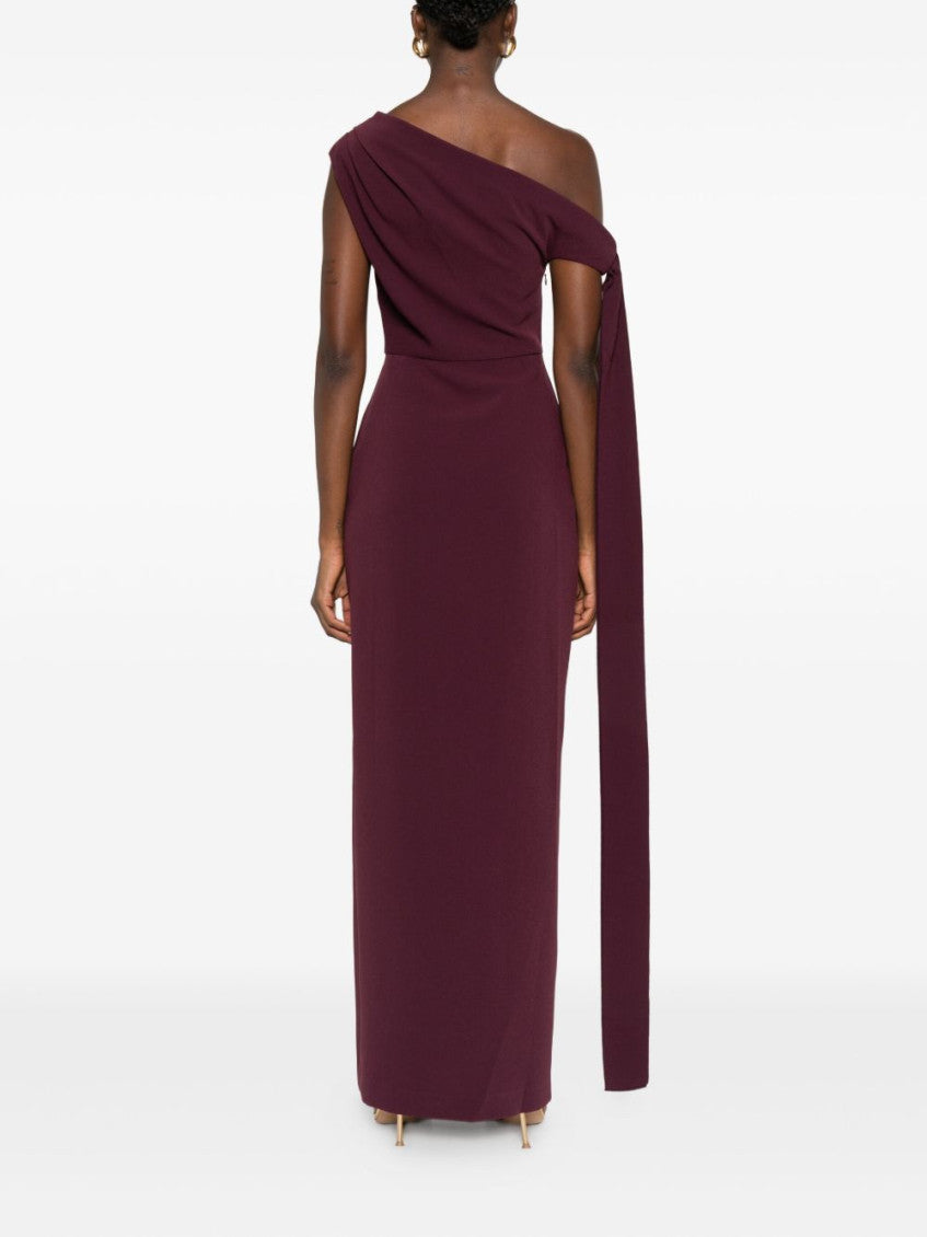 Purple Irina Cowl-neck Maxi Dress 2