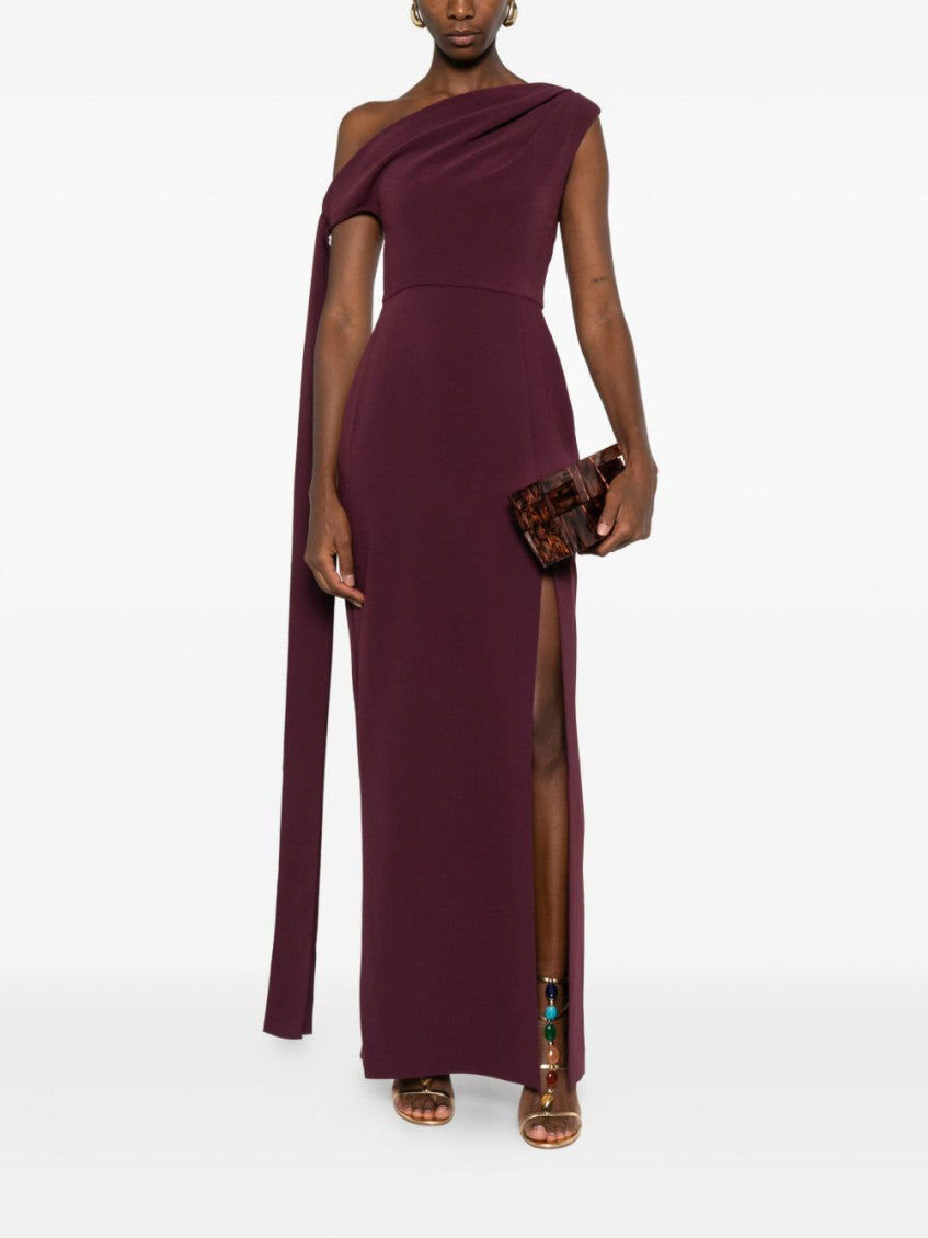 Purple Irina Cowl-neck Maxi Dress 3