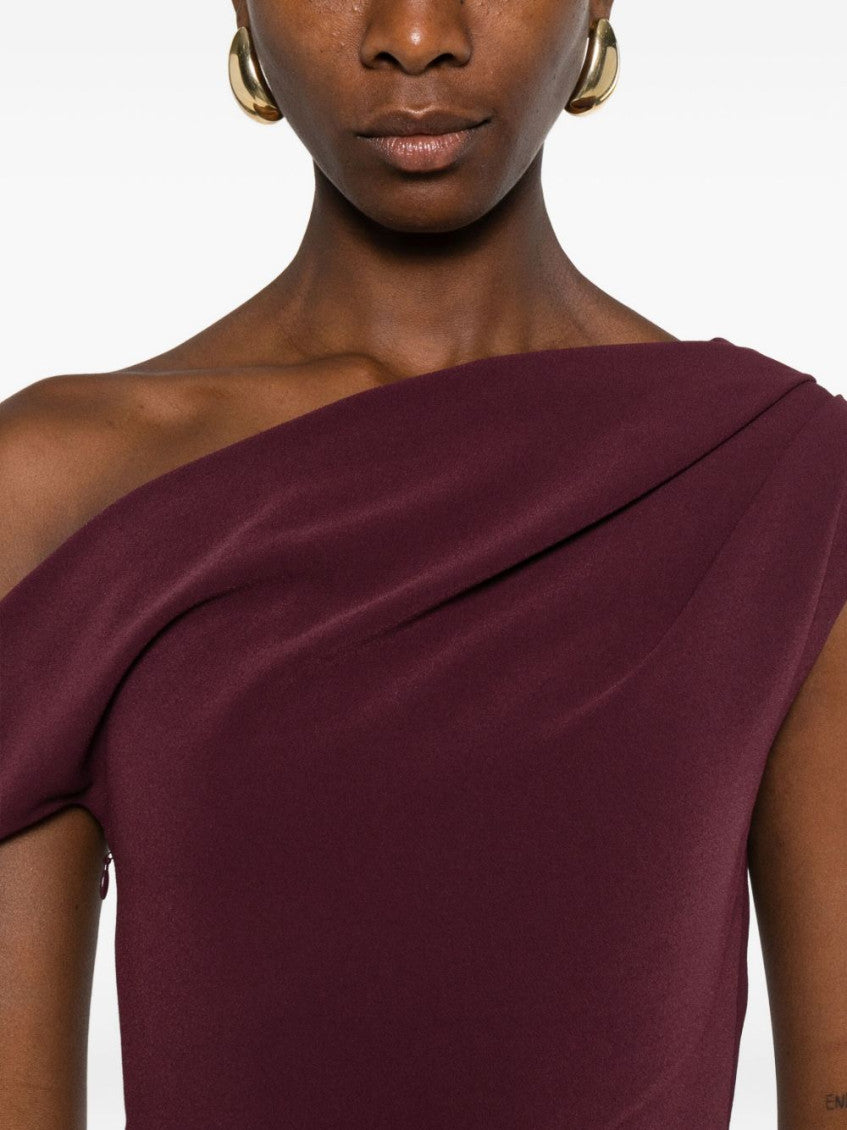 Purple Irina Cowl-neck Maxi Dress 4