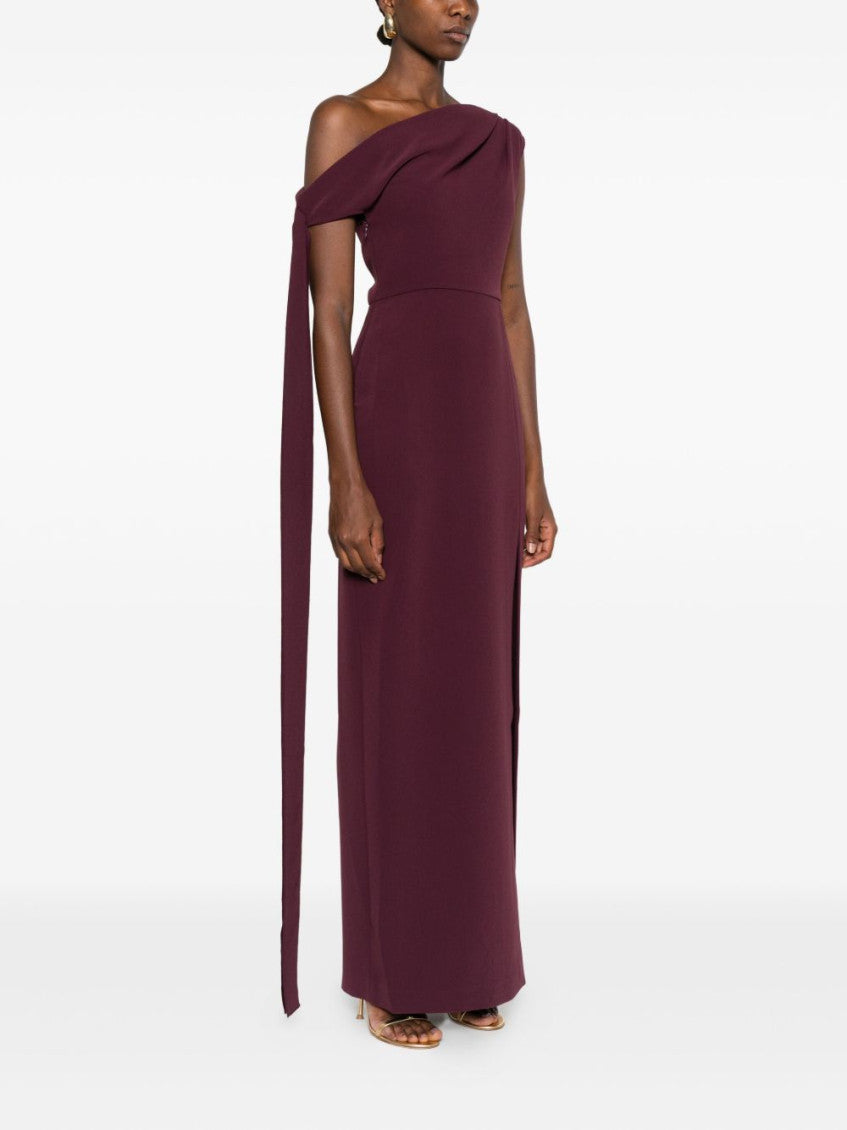 Purple Irina Cowl-neck Maxi Dress 5
