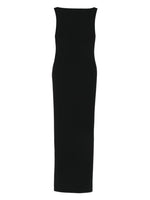 Black Imogen Boat-neck Maxi Dress 1