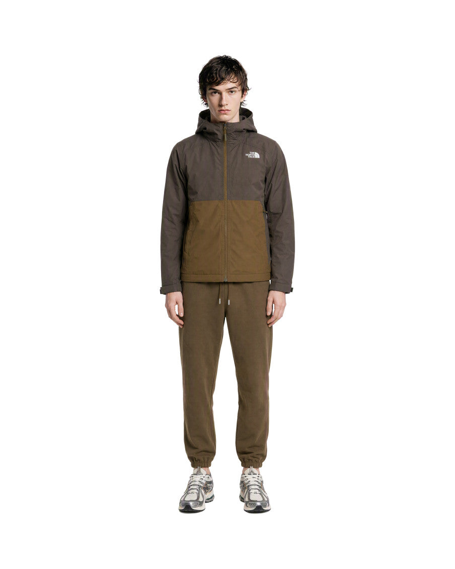 Brown Solid Drawstring Joggers 3