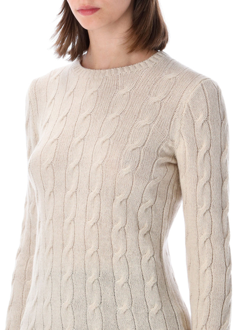 Off White Knitted Crew Neck Sweater 3