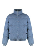 Blue Mock Collar Jacket 1