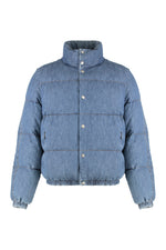 Blue Mock Collar Jacket 1