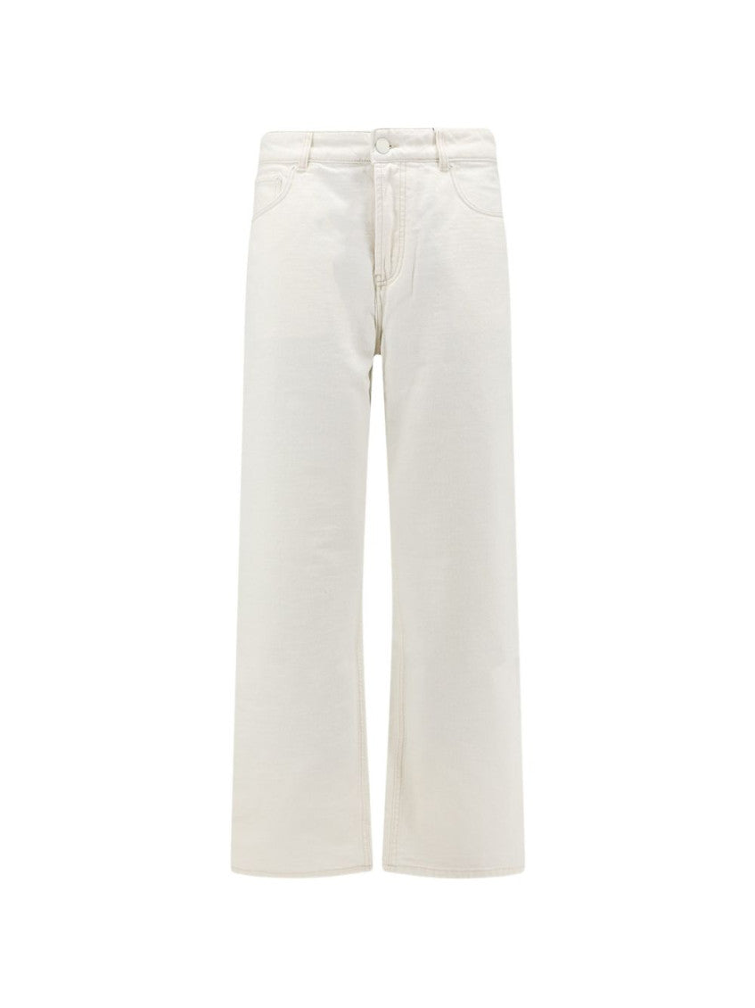 Off White Mid Rise Jeans 1