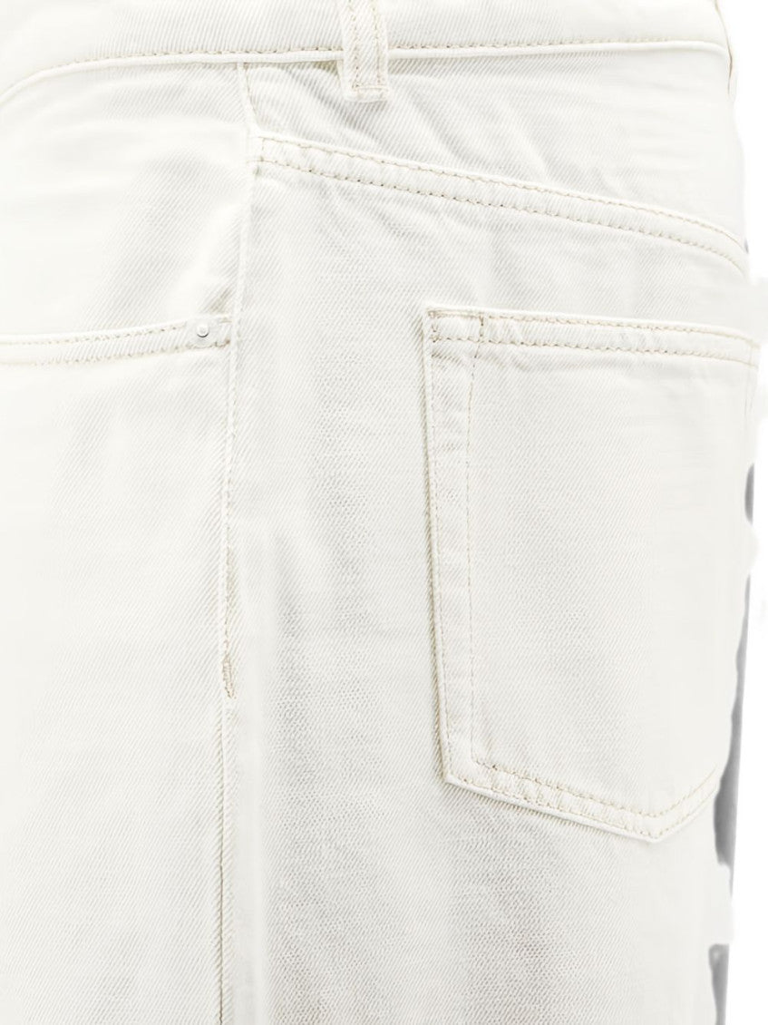 Off White Mid Rise Jeans 3