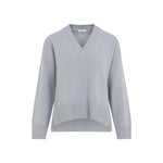 Light Blue V Neck Sweater 1