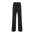 Black Straight Pleated Pants 1