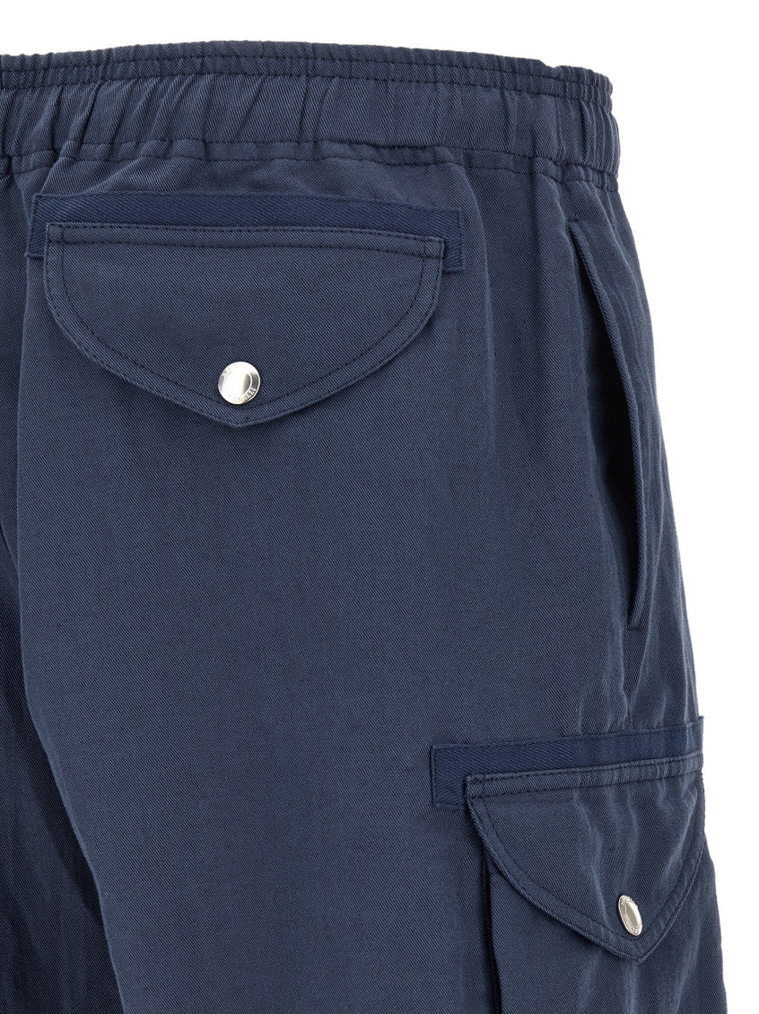 Navy Blue Relaxed Shorts 3