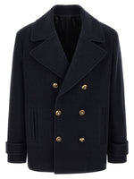 Dark Blue Pea Coat 1