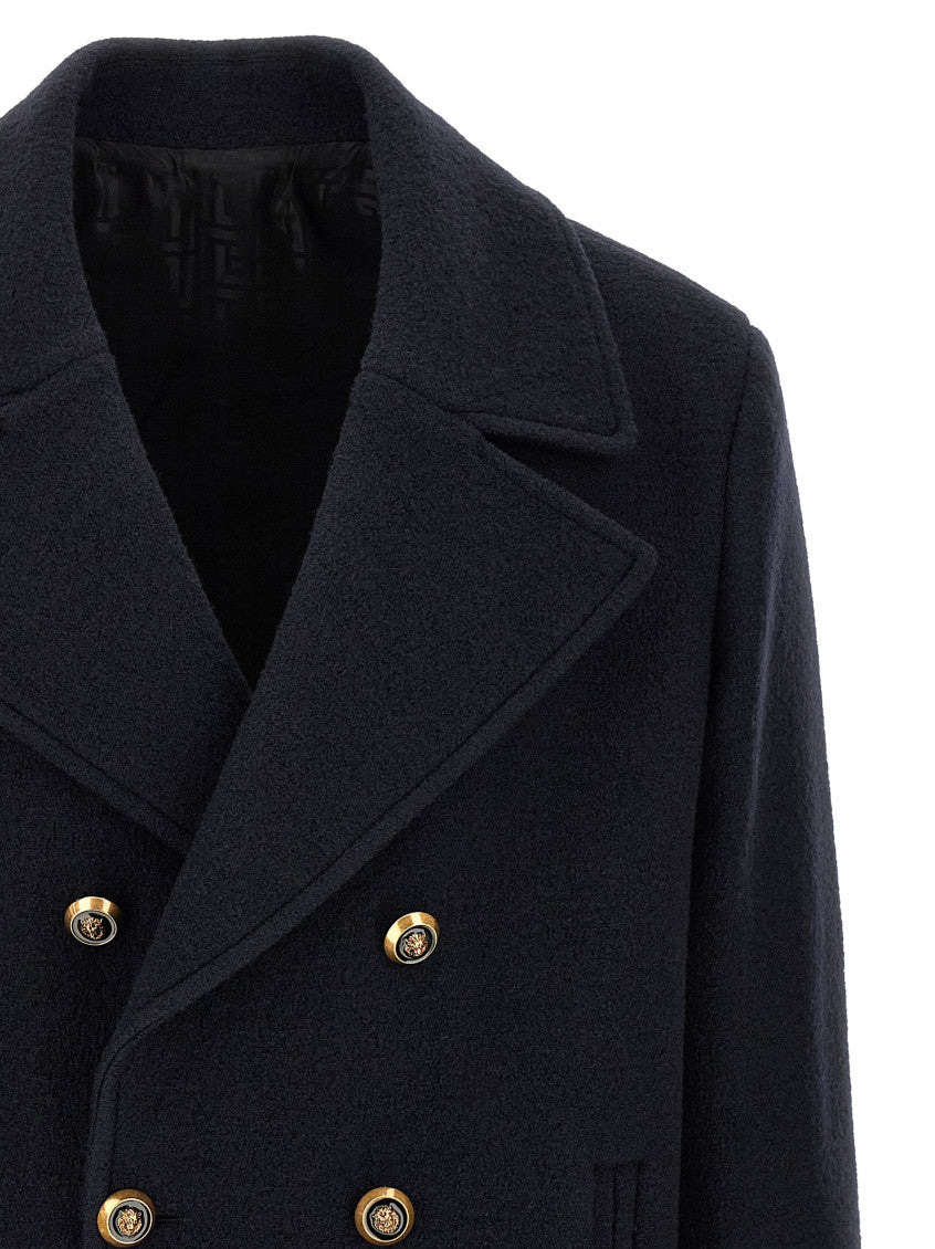 Dark Blue Pea Coat 3