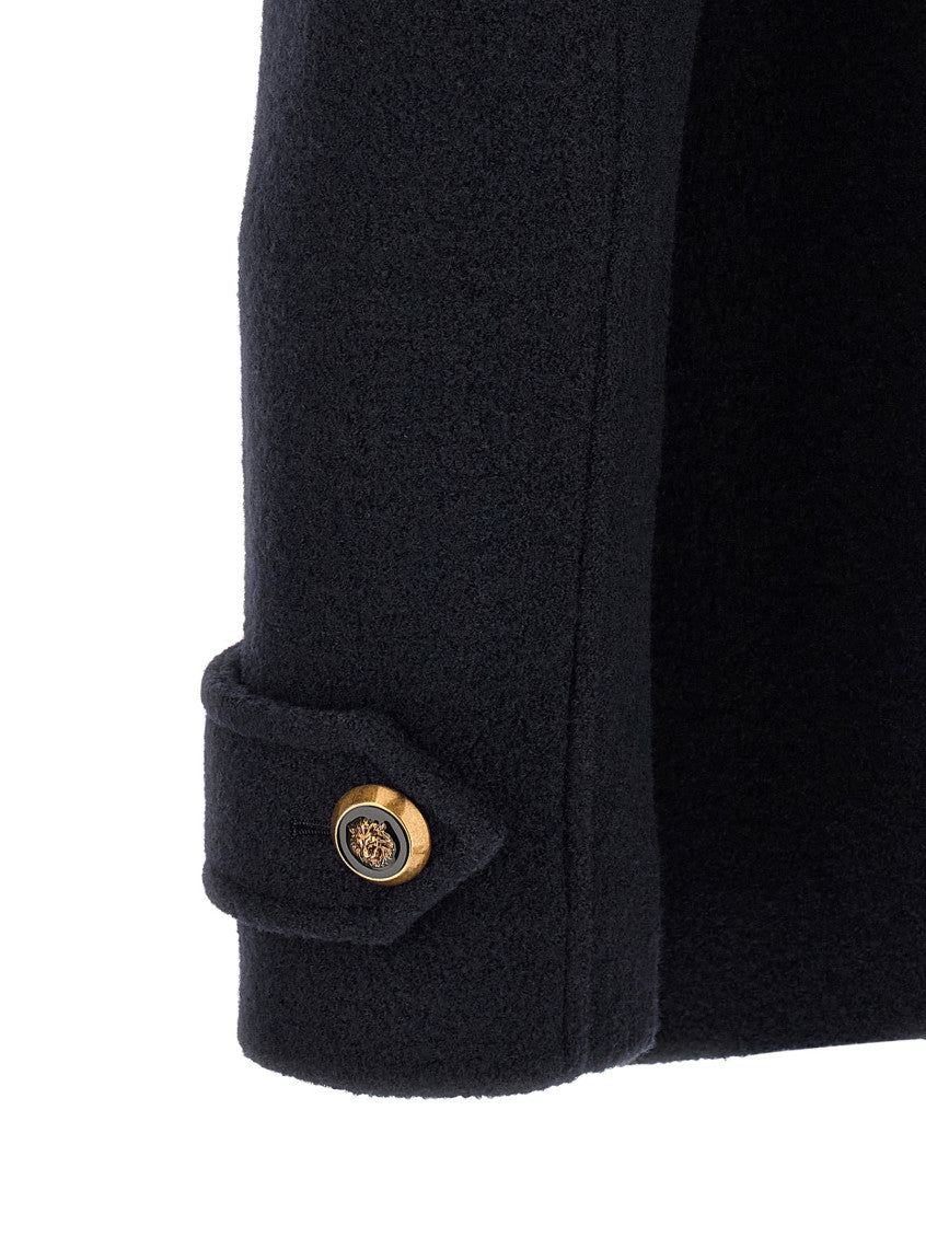 Dark Blue Pea Coat 4