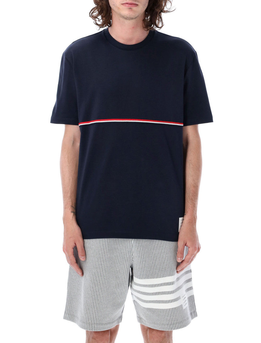 Navy Blue Stripes T-Shirt 2