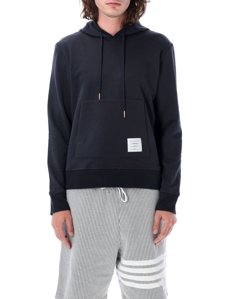 Dark Blue Relaxed Hoodie 1