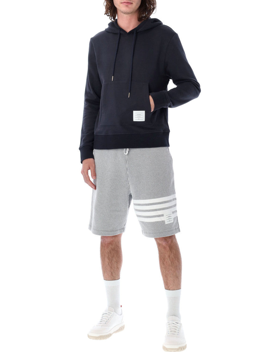 Dark Blue Relaxed Hoodie 4