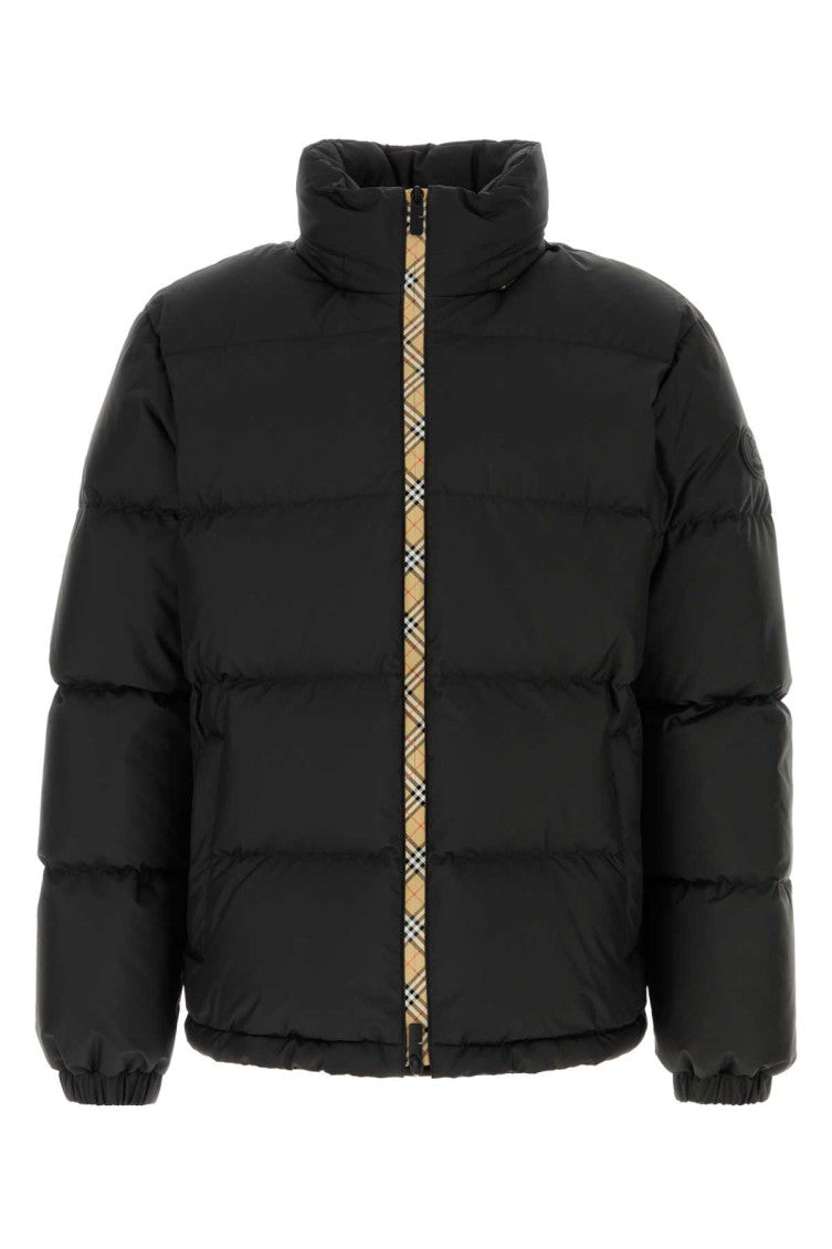 Black Quilted Down Jacket 1