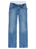 Blue Slim Mid Rise Jeans 1