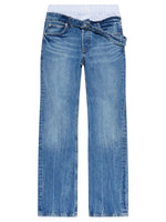 Blue Slim Mid Rise Jeans 1