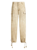 Beige Relaxed High Rise Jeans 1