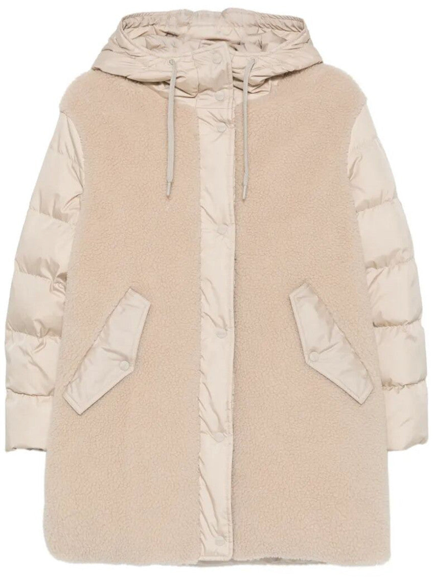 Natural Quilted Hood Jacket 1