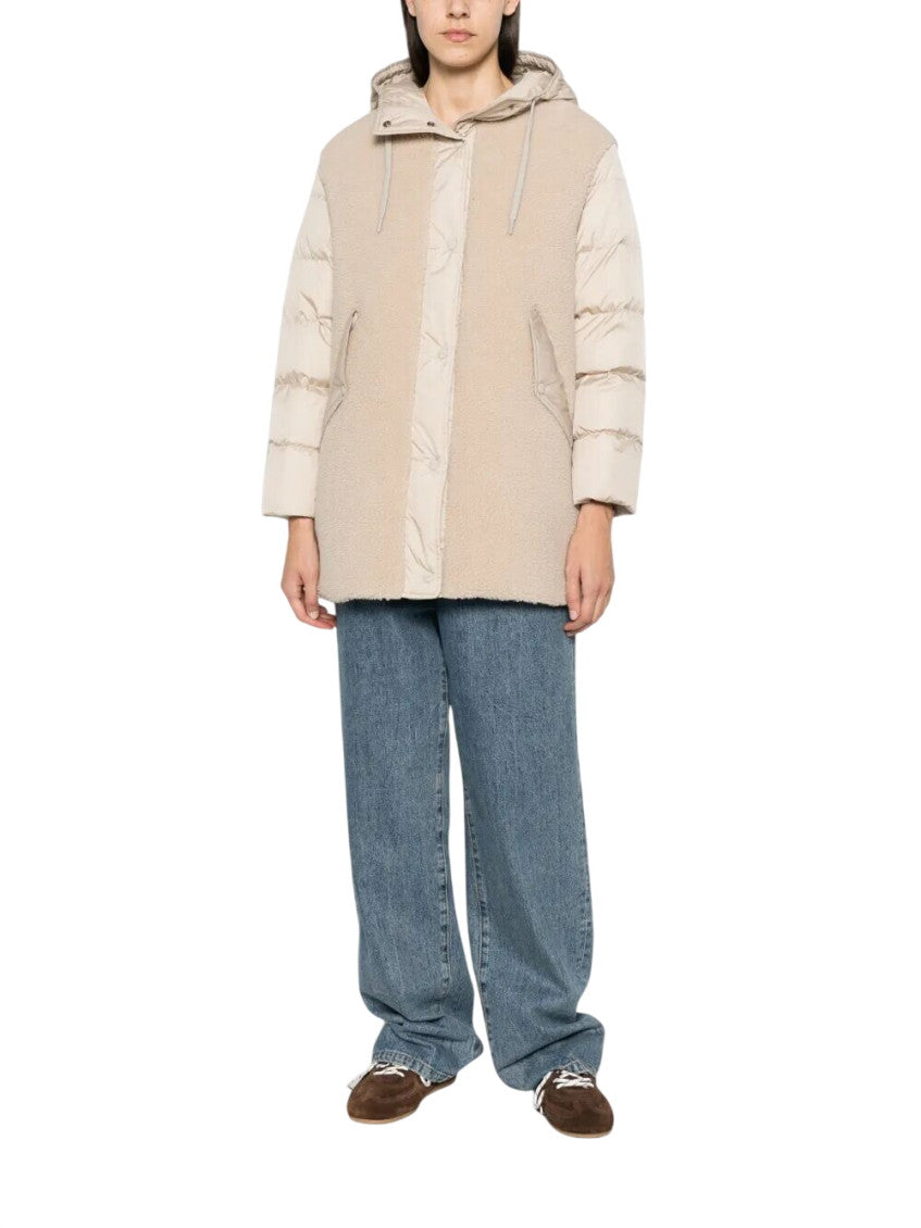 Natural Quilted Hood Jacket 2