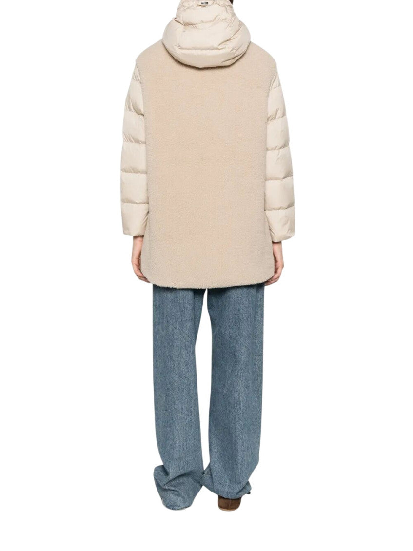 Natural Quilted Hood Jacket 3