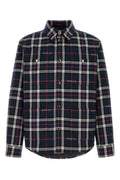 Dark Blue Check Shirt 1