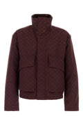 Maroon Mock Collar Jacket 1