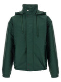 Dark Green Reversible Hood Jacket 1