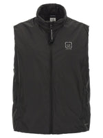 Black Logo Sleeveless Jacket 1