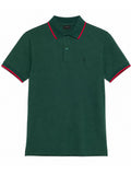 Dark Green Shirt Collar Polo 1