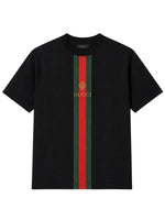 Black Crew Neck Logo T-Shirt 1