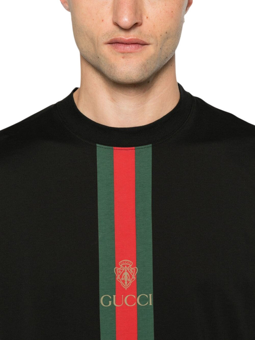 Black Crew Neck Logo T-Shirt 3