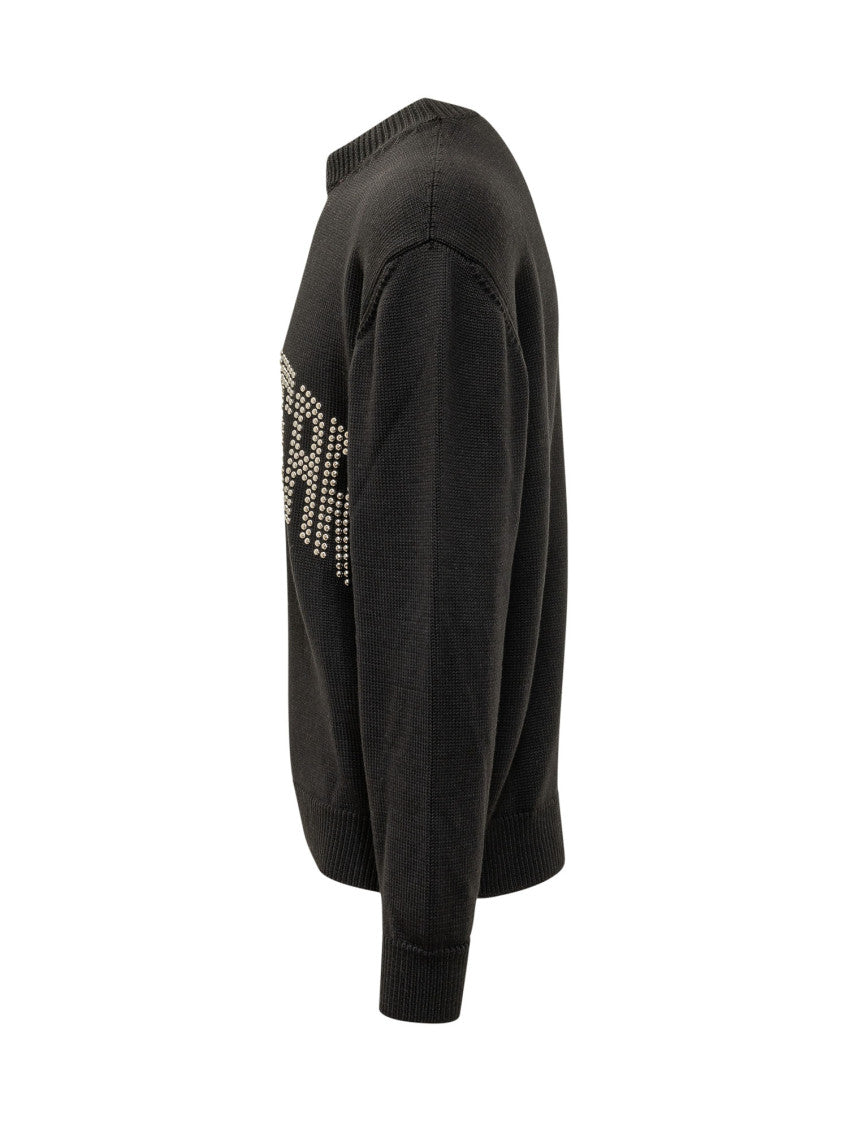 Black Crew Neck Sweater 3
