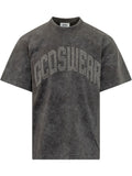 Grey Embellished Logo T-Shirt 1