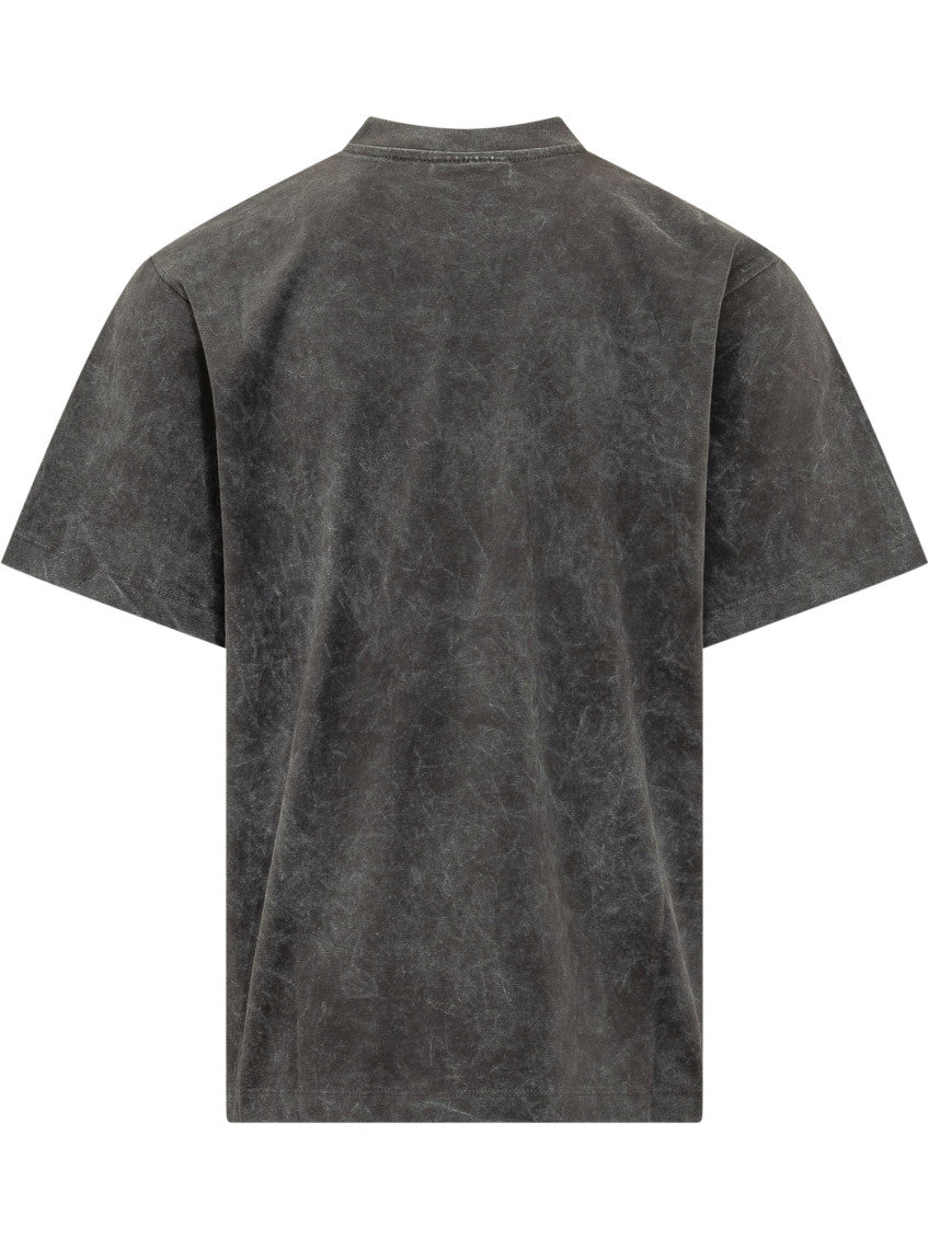 Grey Embellished Logo T-Shirt 2