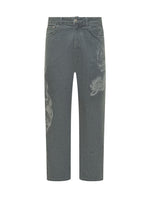 Grey Carrot Mid Rise Jeans 1