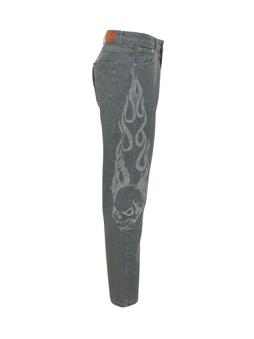 Grey Carrot Mid Rise Jeans 3