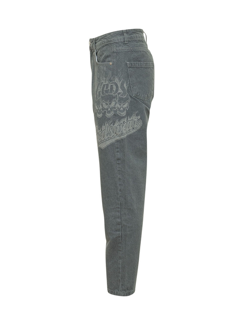 Grey Carrot Mid Rise Jeans 4