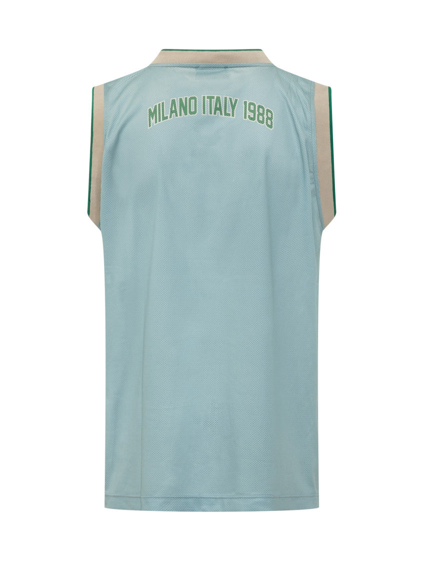 Light Blue Logo Tank Top 2