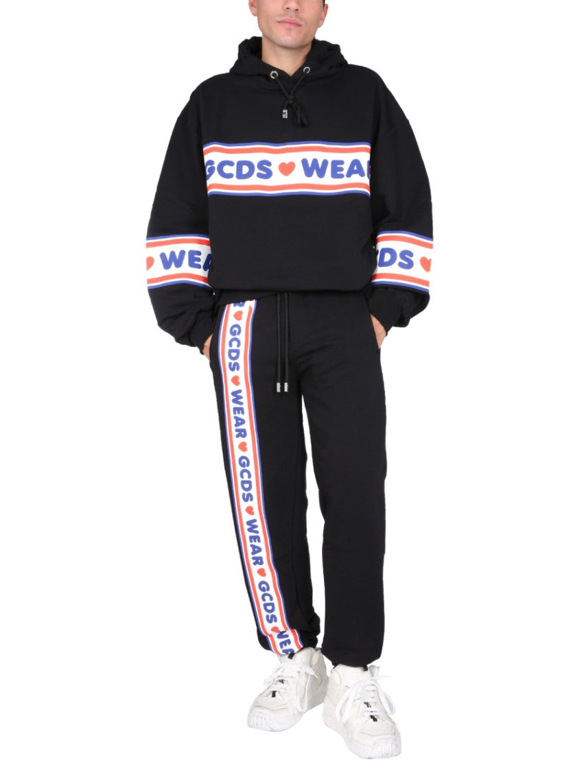 Black Logo Oversized Hoodie 2