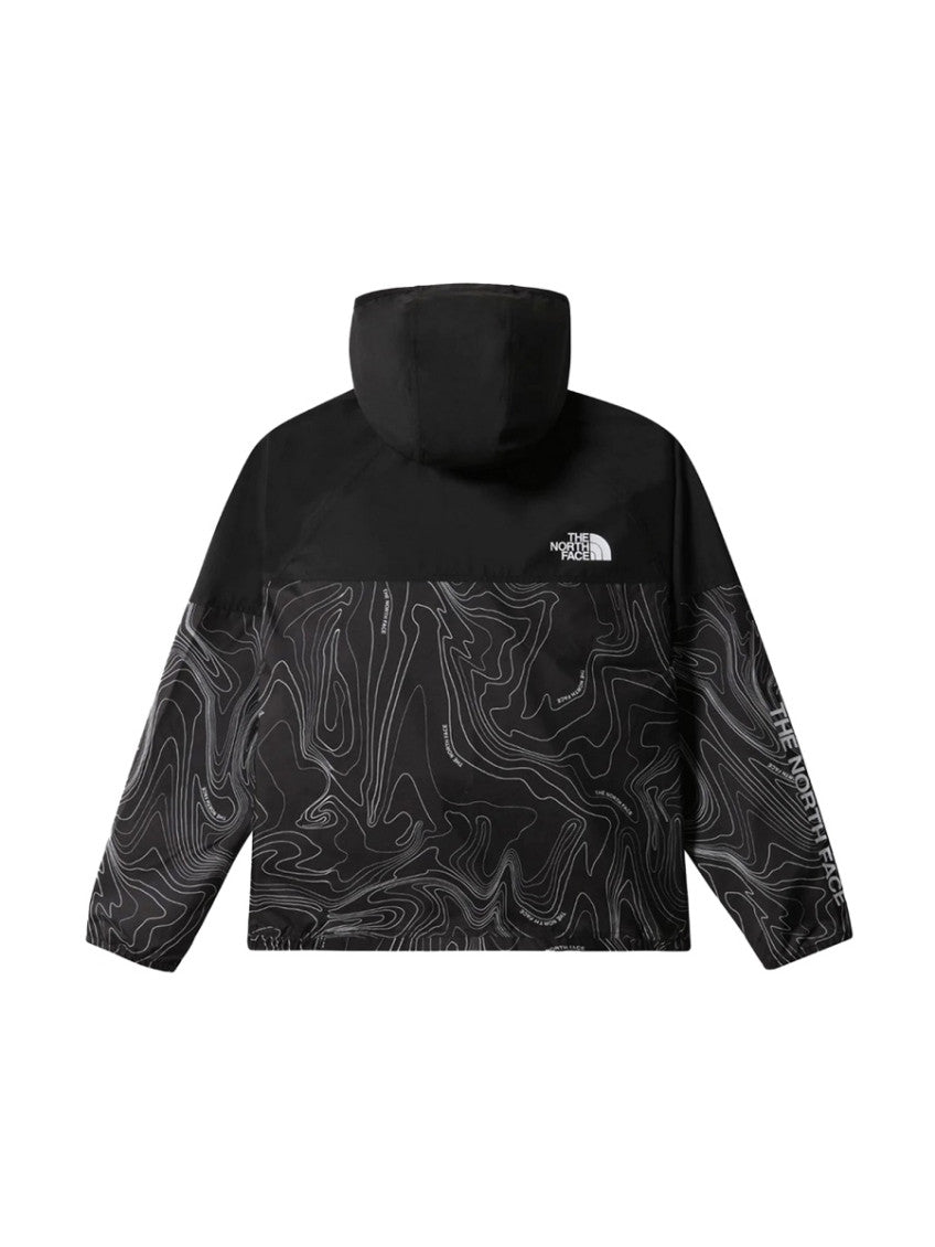 Boys Black Printed Hoodie 2