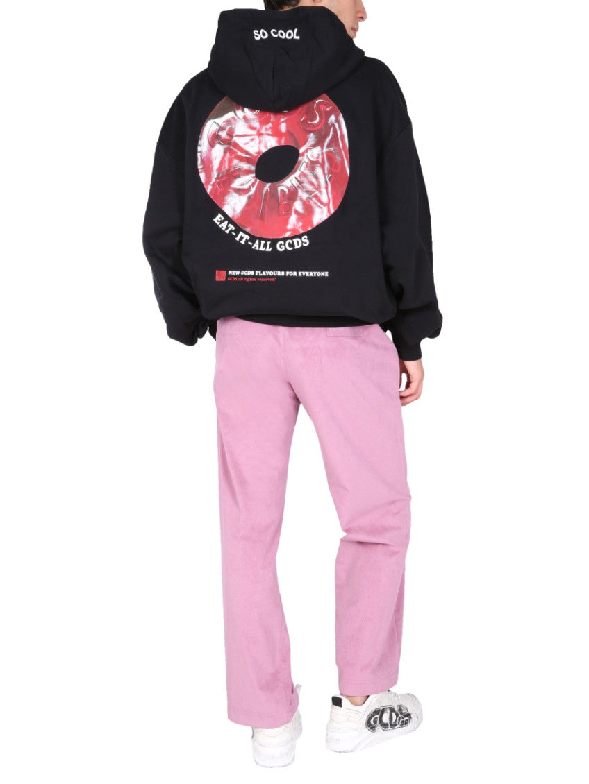 Black Logo Patch Hoodie 2