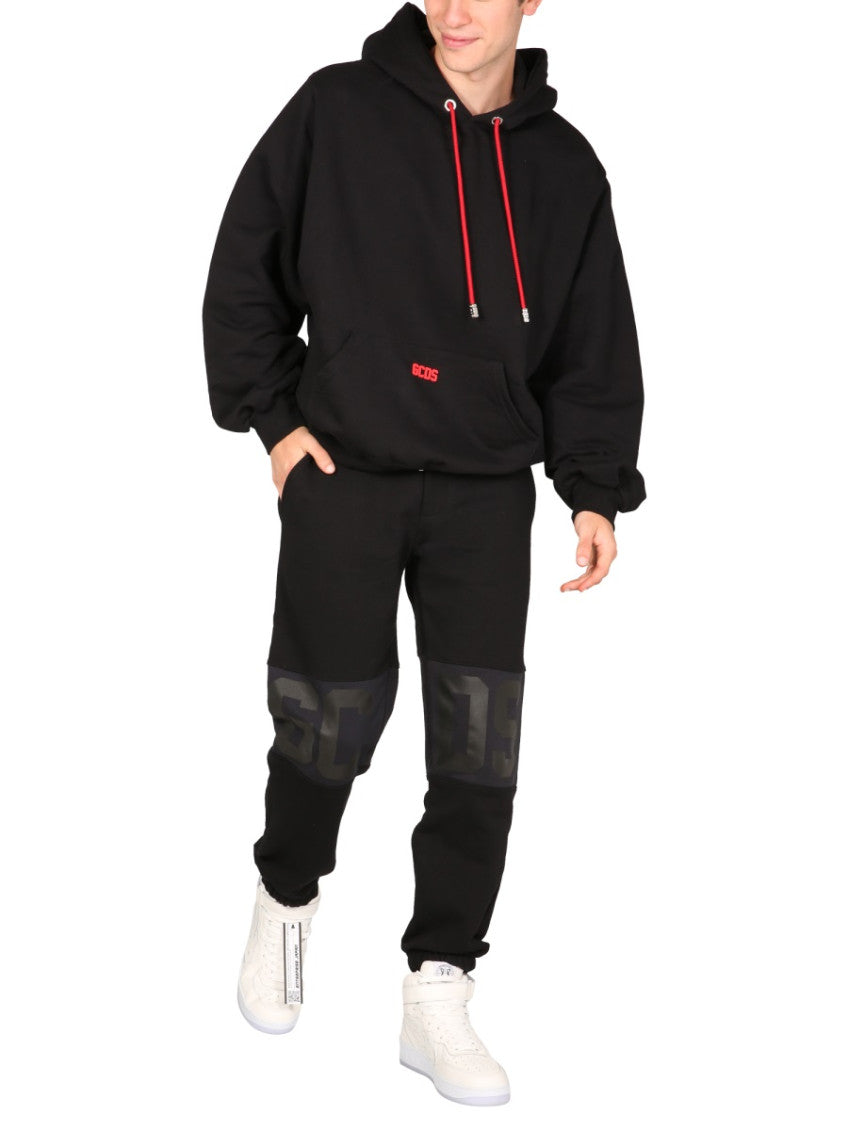 Black Logo Relaxed Hoodie 2